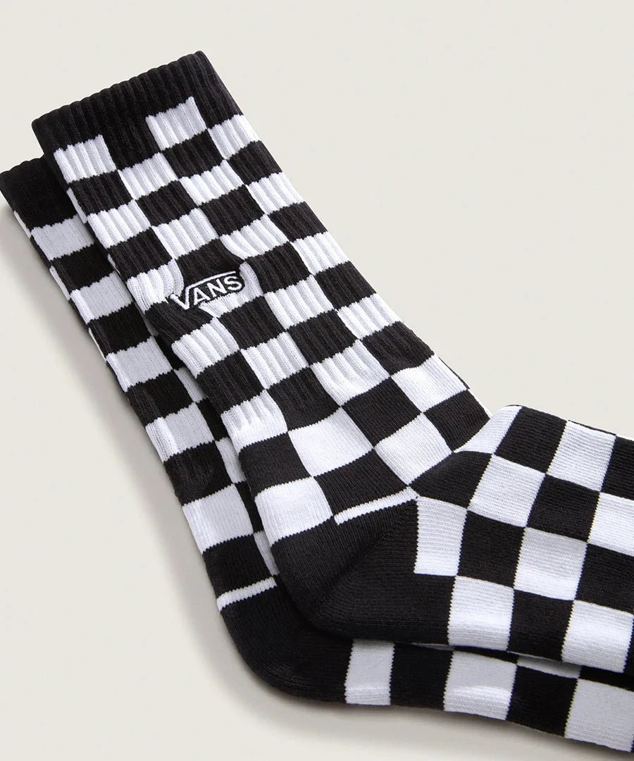 Vans Checkerboard Crew Socks Black/White Socks Vans 