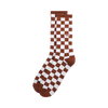 Vans Checkerboard Crew Socks Rust Bronze Socks Vans 