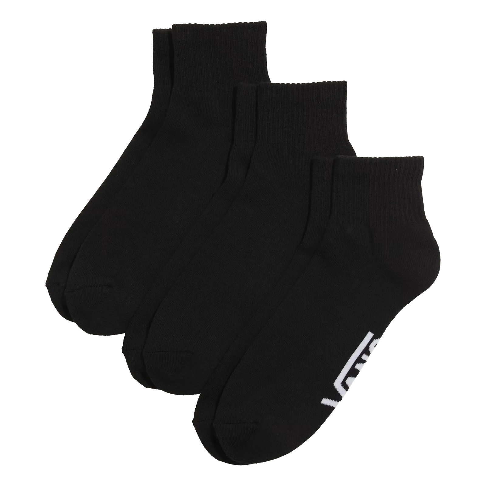 Vans Classic Ankle Sock 3 Pack Black 9.5-13 Socks Vans 