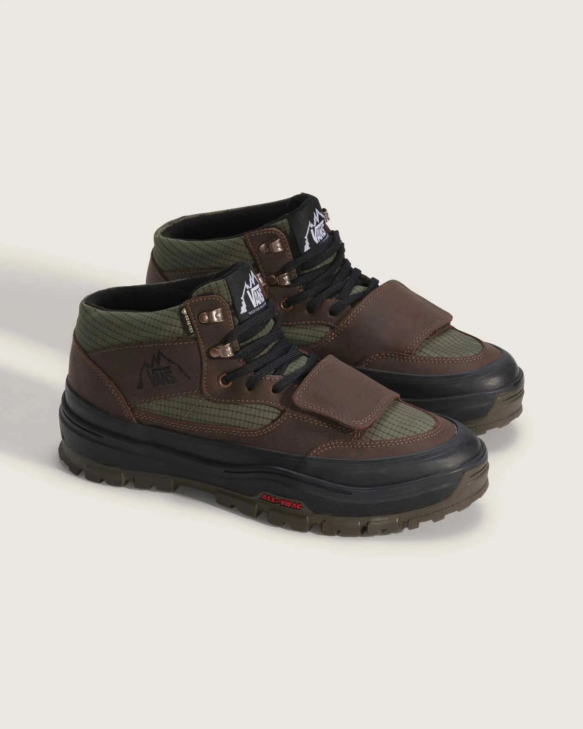 Vans Mountain Mid MTE GORE-TEX Insulated Dark Green/Dark Brown footwear Vans 