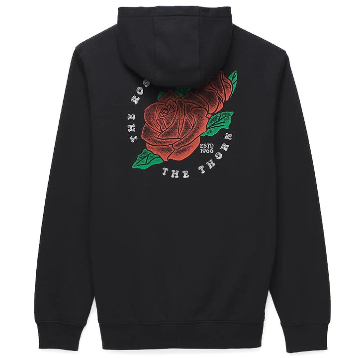 Vans hoodie top with roses