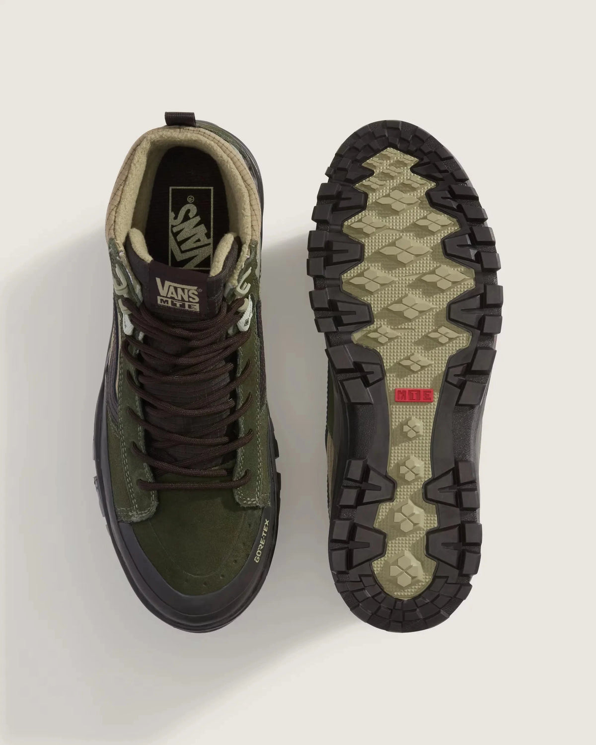 Vans Sk8-Hi MTE GORE-TEX Insulated Dark Green/Dark Brown footwear Vans 