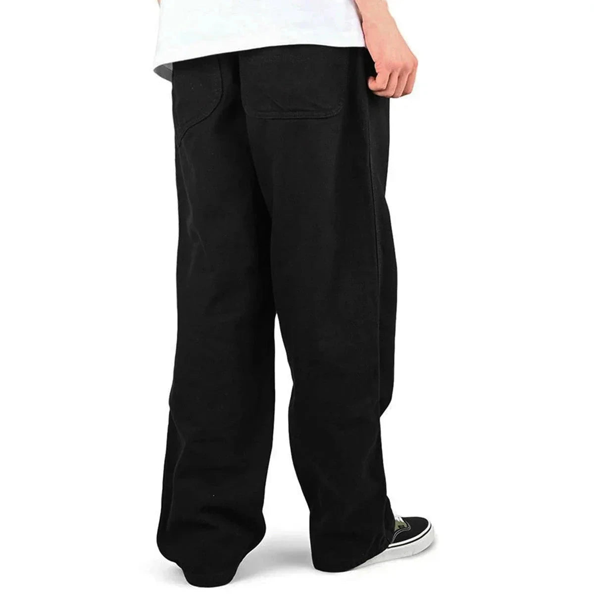 Vans Skate Check-5 Loose Denim Pants Atiba Black pants Vans 