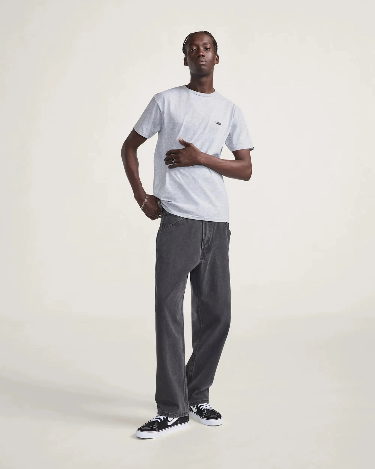 Vans Skate Check-5 Loose Denim Pants Black Pants Vans 