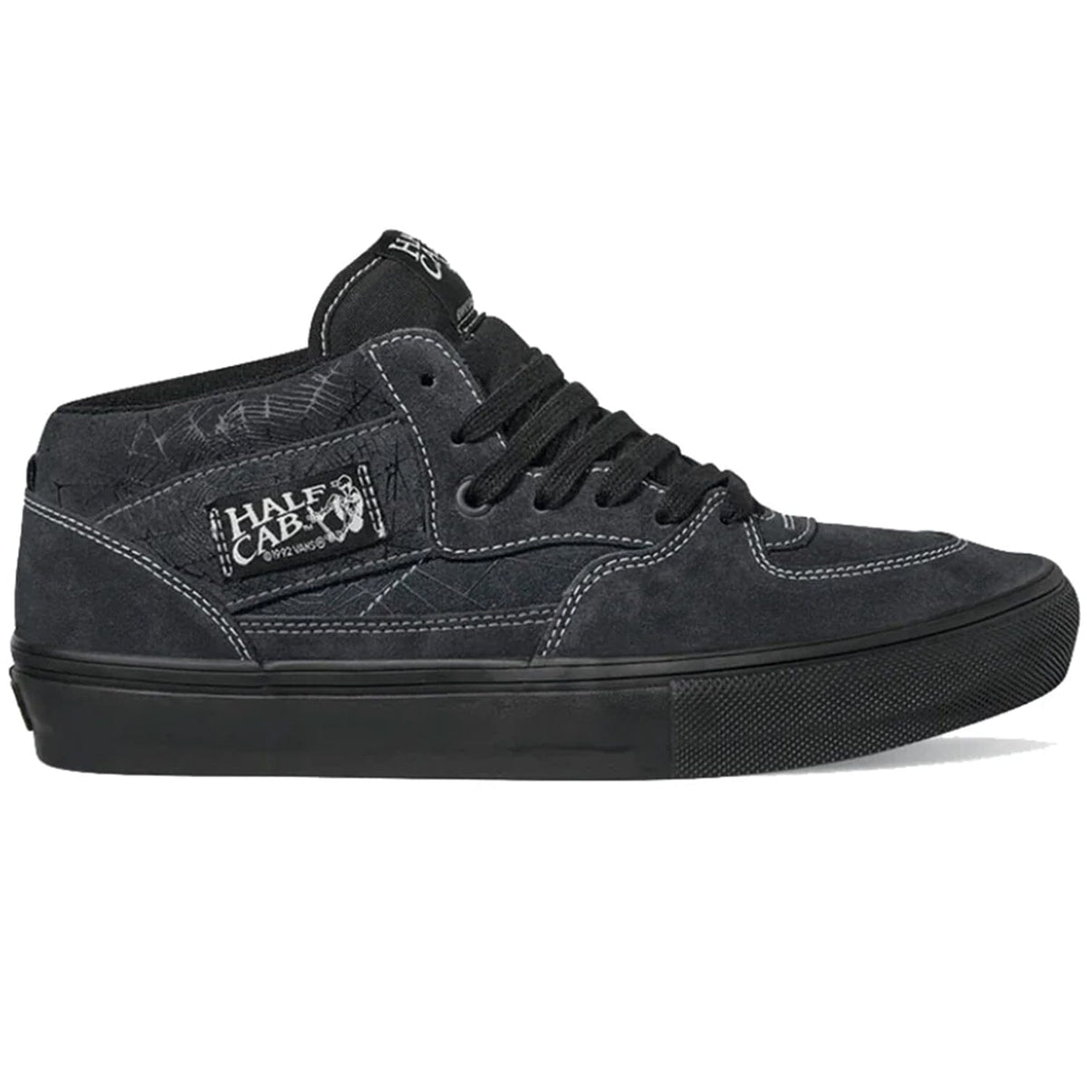 美品　vans skate halfcab スケートモデルBlack 25.0 VANS スケート ハーフキャブ ブラック/ブラック USモデル US規格