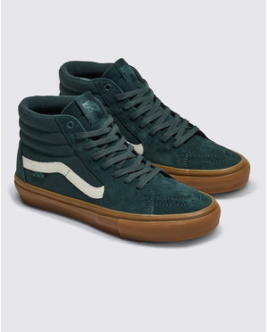 Dark green sales high top vans