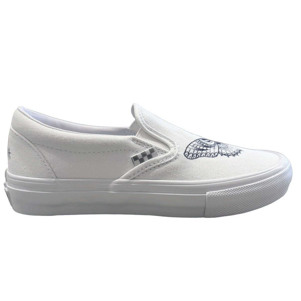Vans Skate Slip On Customs by Wilson Friend True White footwear Vans 