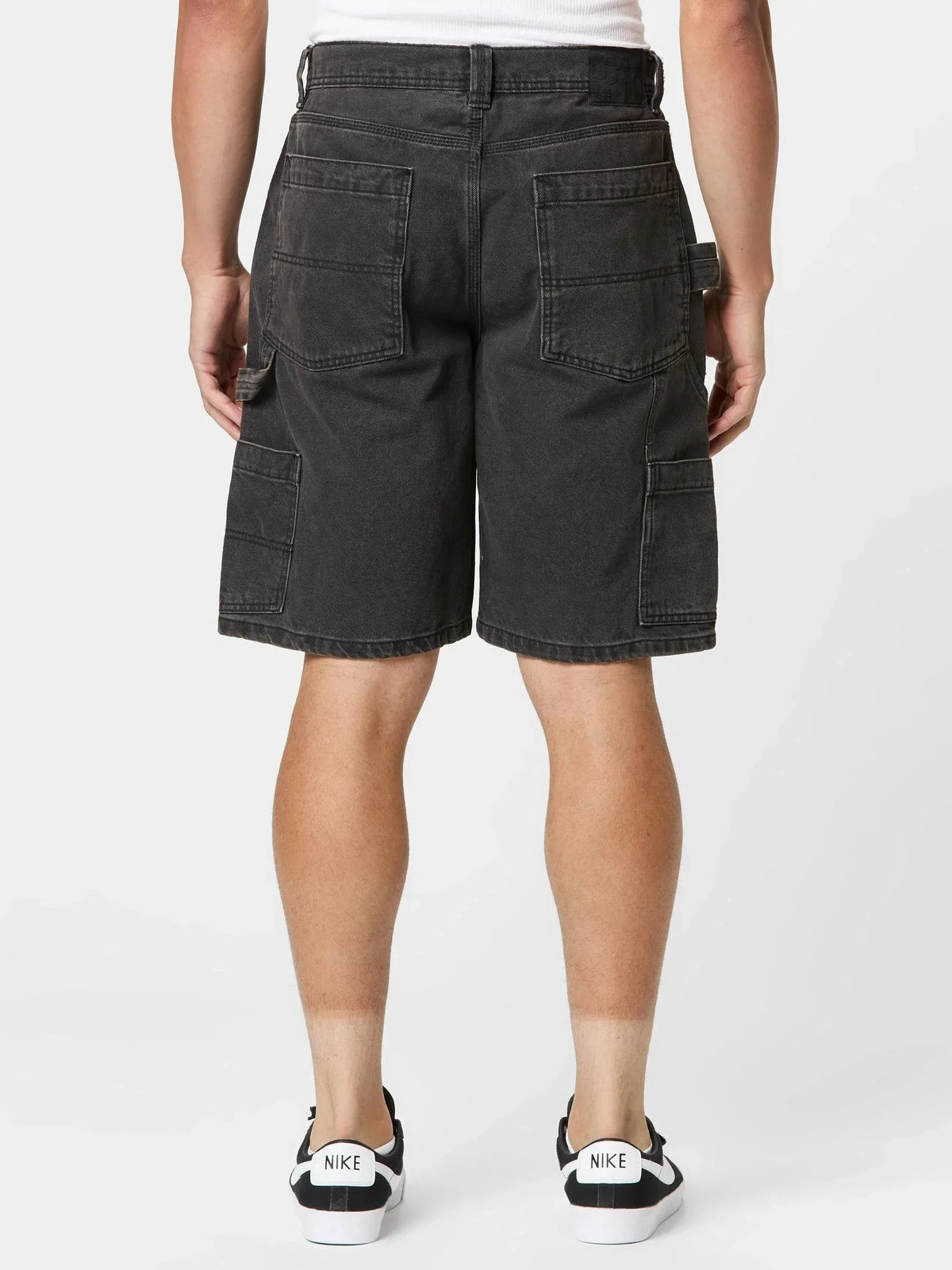 Vans Skate Utility Loose Denim Shorts Black Shorts Vans 