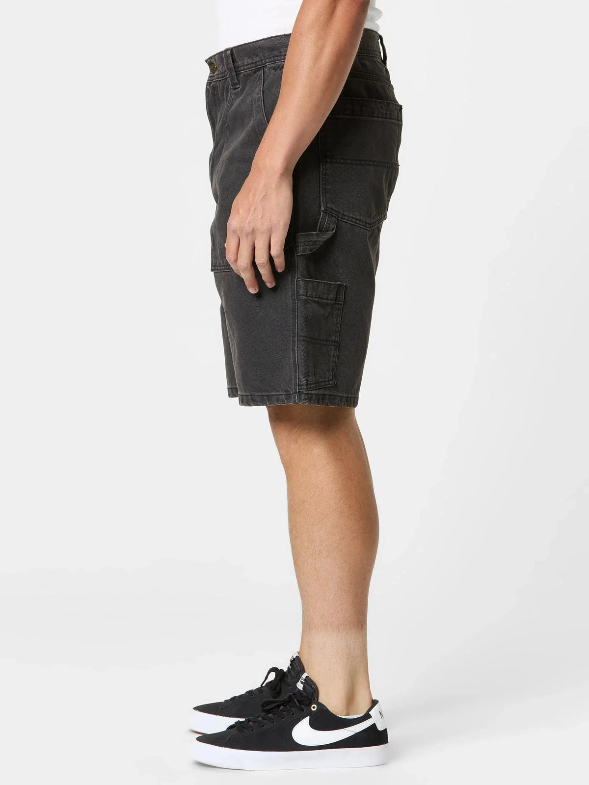 Vans Skate Utility Loose Denim Shorts Black Shorts Vans 