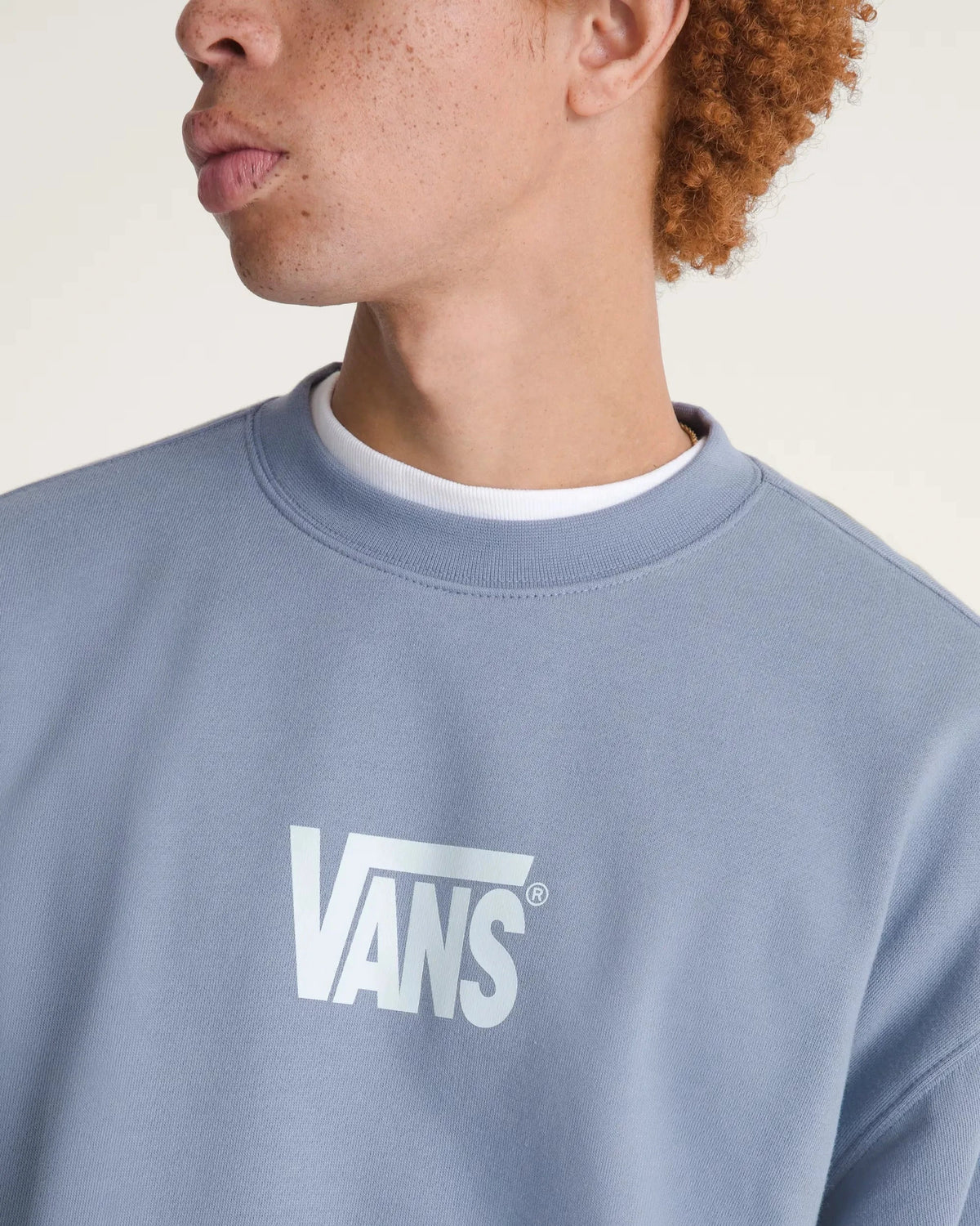 Vans Stretch Logo Crew Glacial Slate crewnecks Vans 