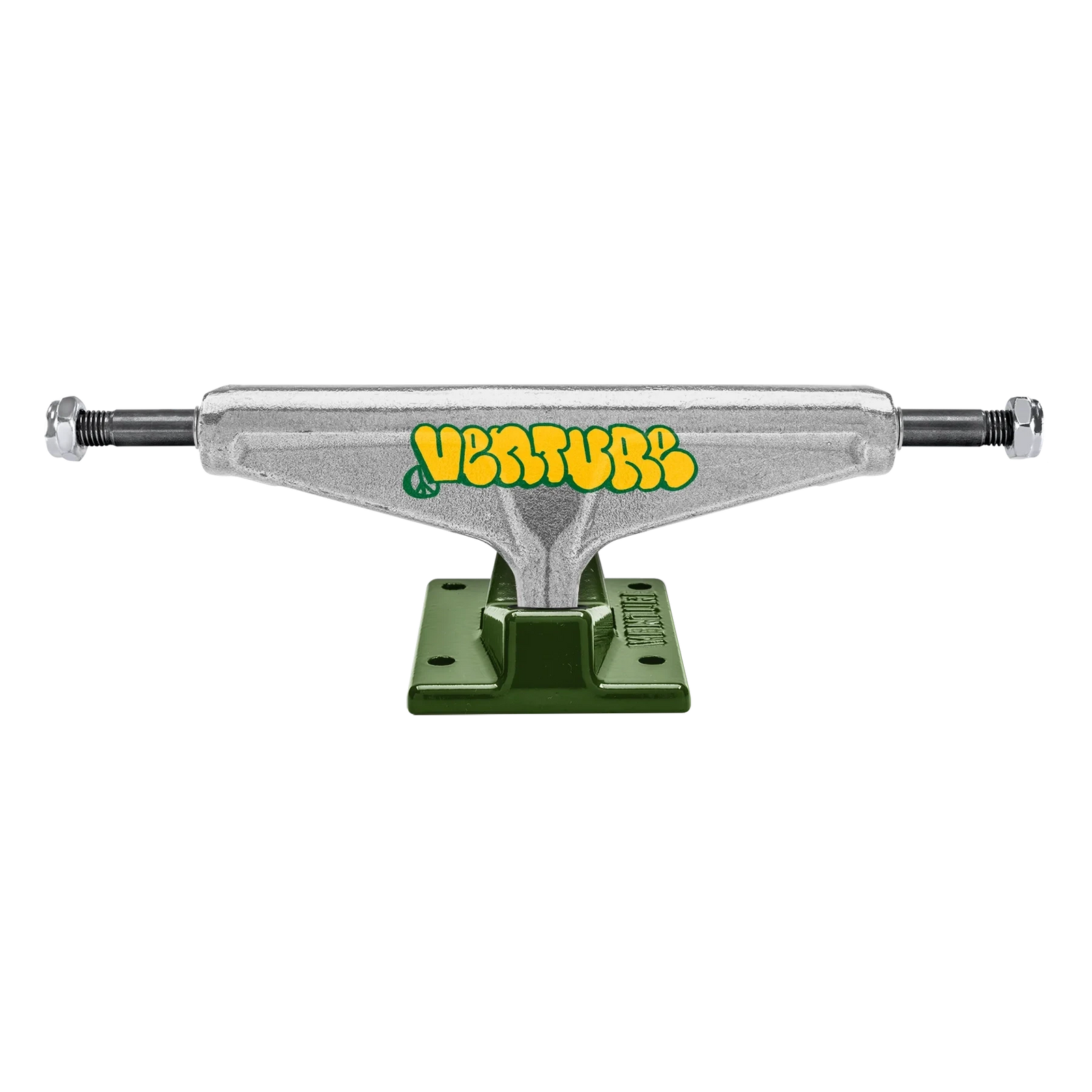 Venture Throw Polished/Green Trucks (Various Sizes) trucks Venture 