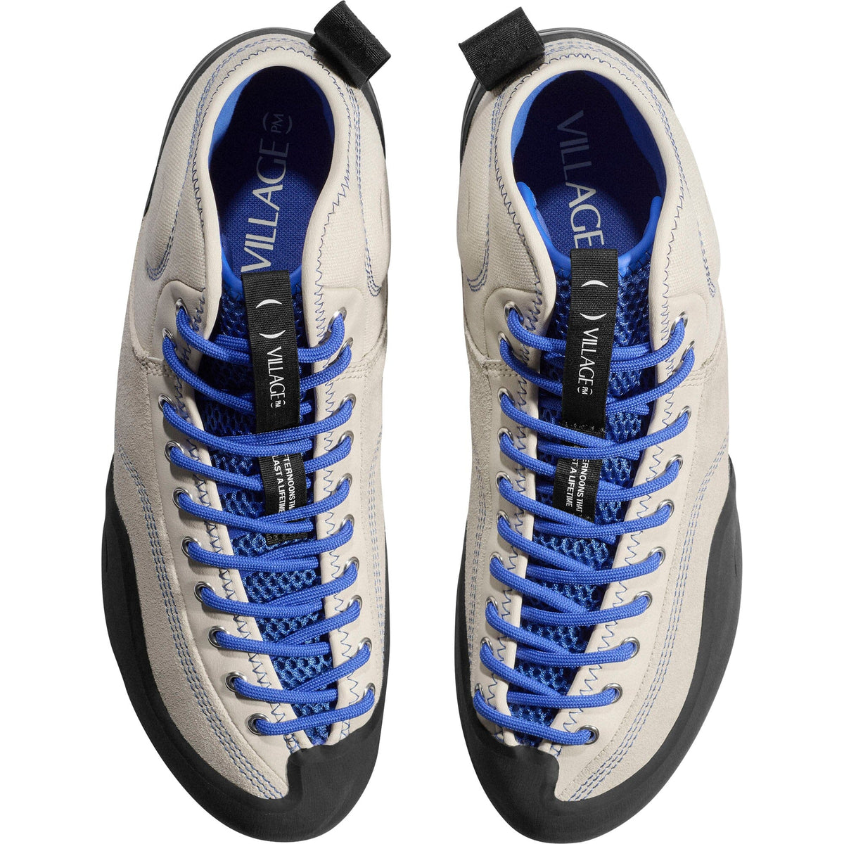 Village PM 1 PM Mid Cream/Blue/Natural Black footwear Village PM 