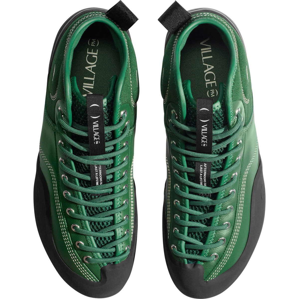 Village PM 1 PM Mid Green LTR/Natural Black footwear Village PM 