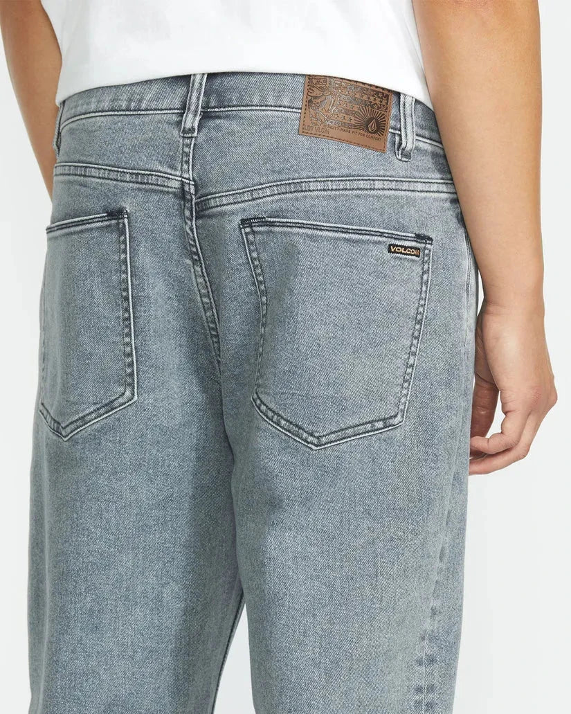 Volcom Modown Tapered Denim Ash Pants Volcom 