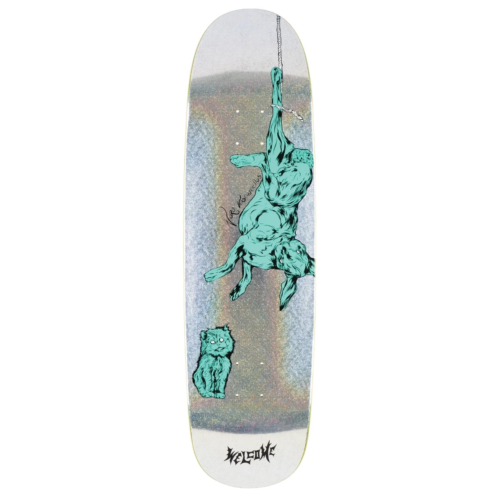 Welcome Nora Fairytale Glitter on Sphynx Deck 8.8 decks Welcome 