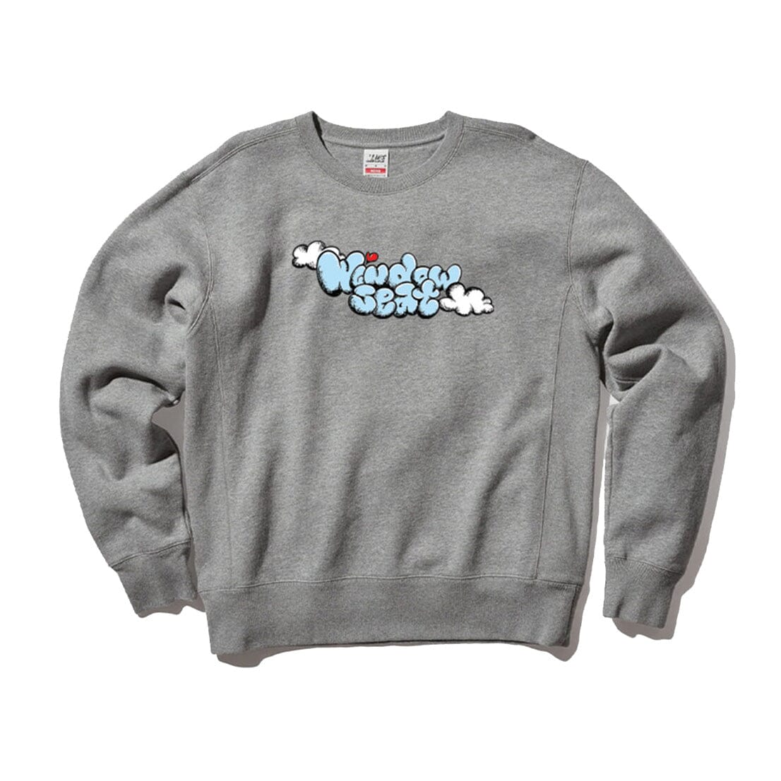 Windowseat Studio Works Love is in the Air Crew Heather Grey crewnecks Window Seat Studio Works 