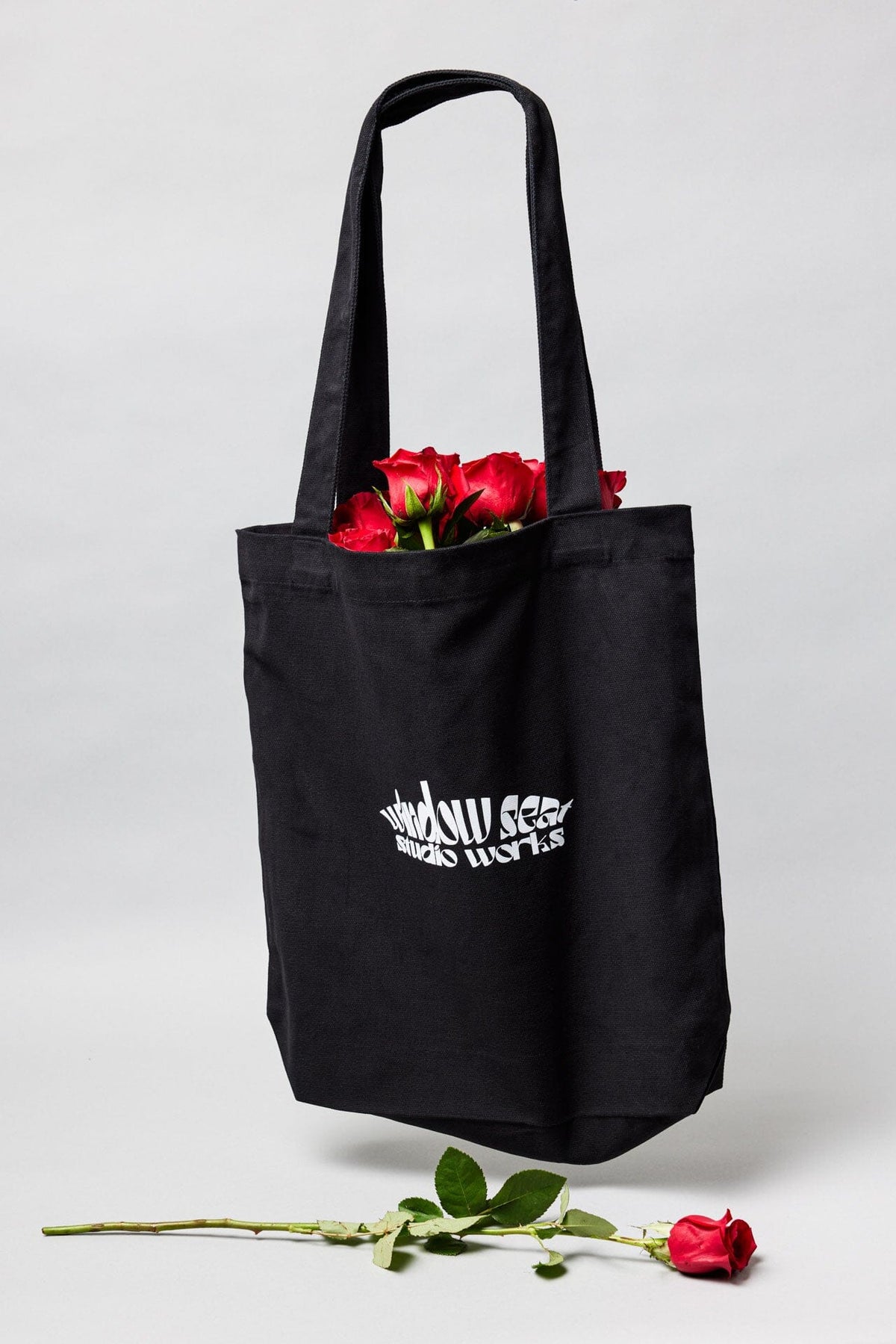 Windowseat Studio Works Love Sack Tote Bag Black bags Window Seat Studio Works 