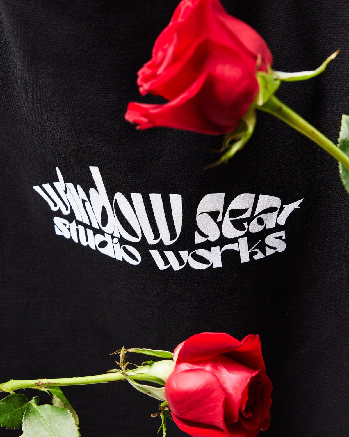 Windowseat Studio Works Love Sack Tote Bag Black bags Window Seat Studio Works 