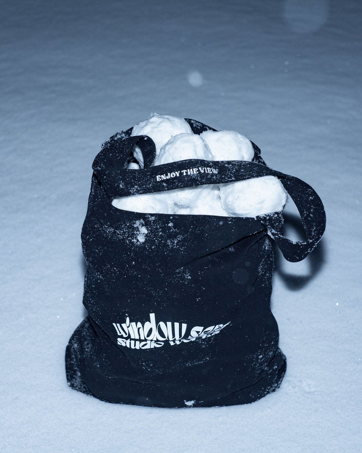 Windowseat Studio Works Love Sack Tote Bag Black bags Window Seat Studio Works 