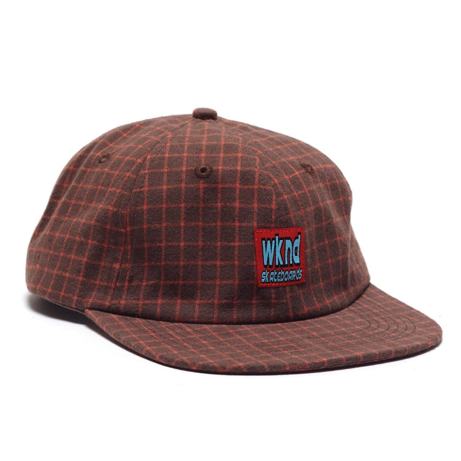 WKND RR Cap Brown Check Hats WKND 