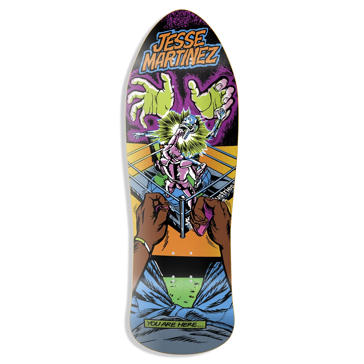World Industries Jesse Martinez Rock&#39;em Sock&#39;em Deck 10.126 decks World Industries 