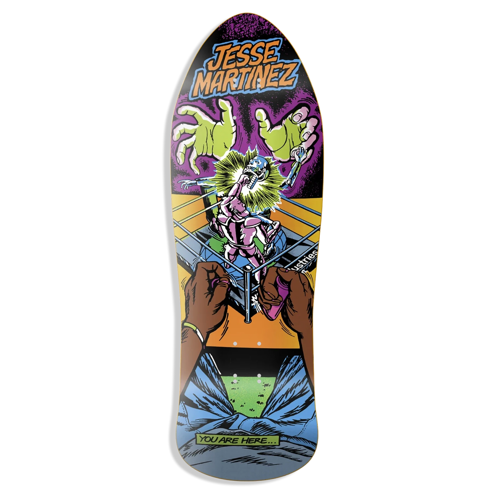 World Industries Jesse Martinez Rock'em Sock'em Deck 10.126 decks World Industries 