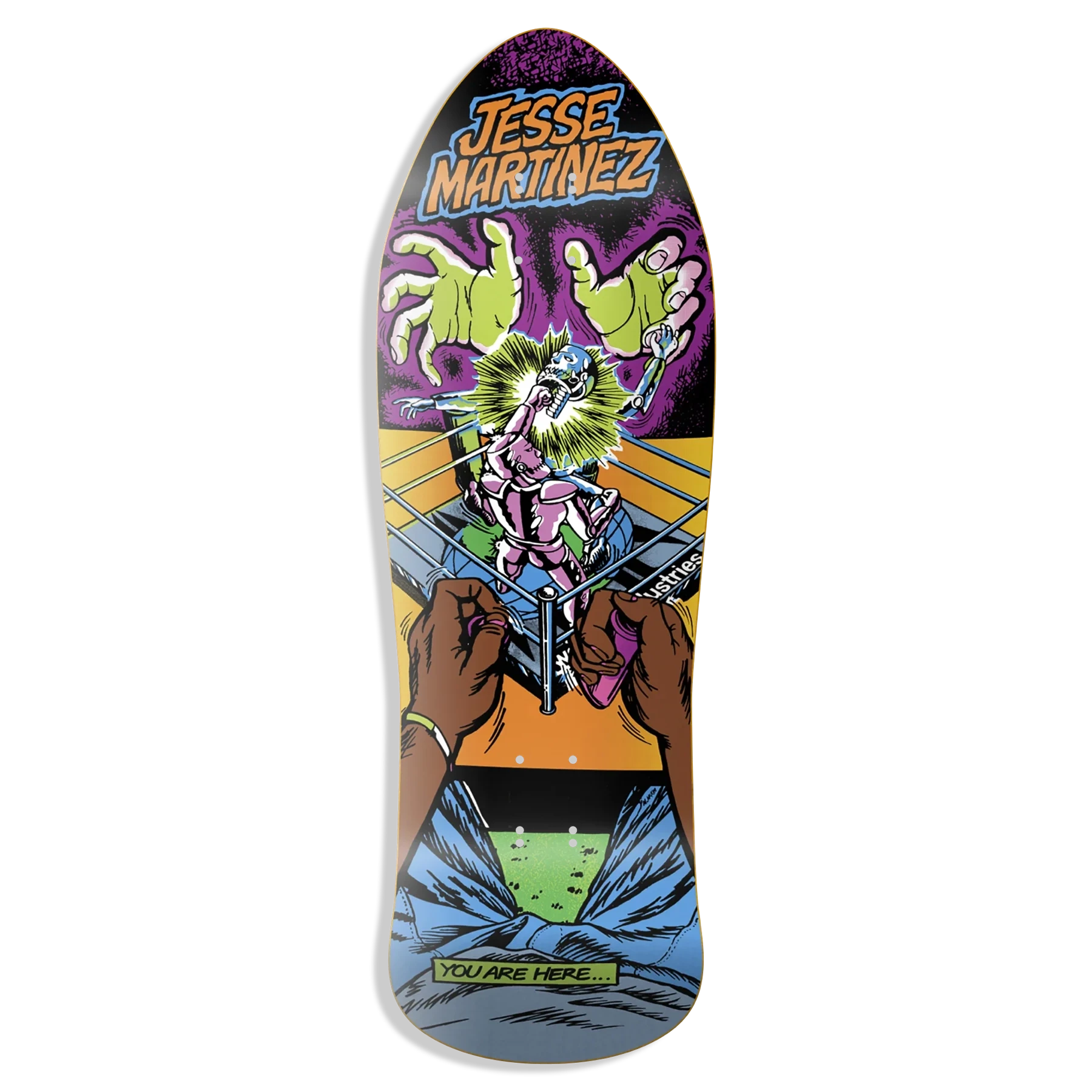 World Industries Jesse Martinez Rock'em Sock'em Deck 10.126 decks World Industries 