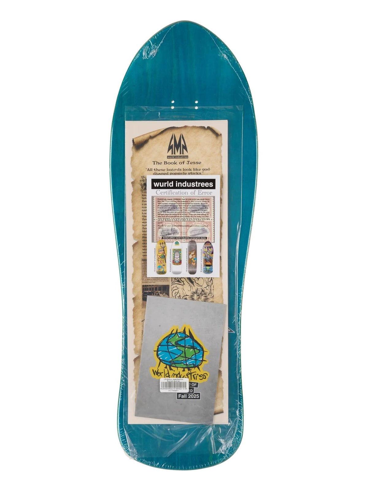 World Industries Jesse Martinez Rock'em Sock'em Screened Deck LTD 10.1 decks World Industries 