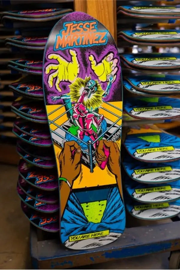World Industries Jesse Martinez Rock'em Sock'em Screened Deck LTD 10.1 decks World Industries 