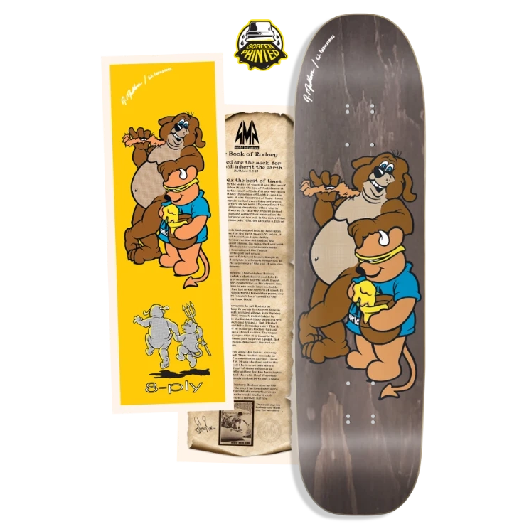World Industries Rodney Mullen Bear Screened Deck LTD 7.375 decks World Industries 