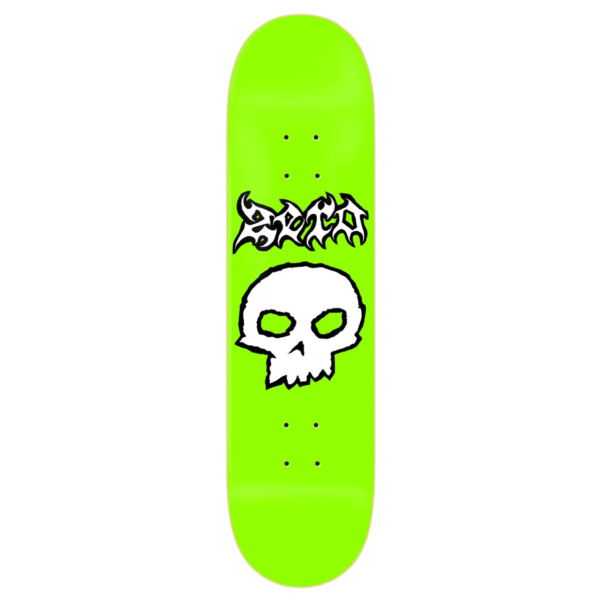 Zero Metal Single Skull Deck Green 8.5 decks Zero 