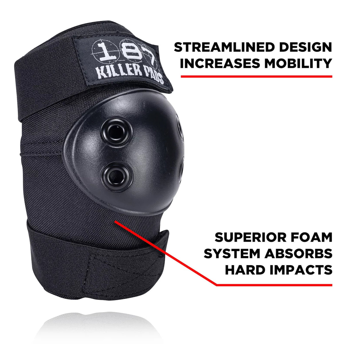 187 Killer Pads Six Pack Pad Set Black (Various Sizing) safety gear 187 Killer Pads 