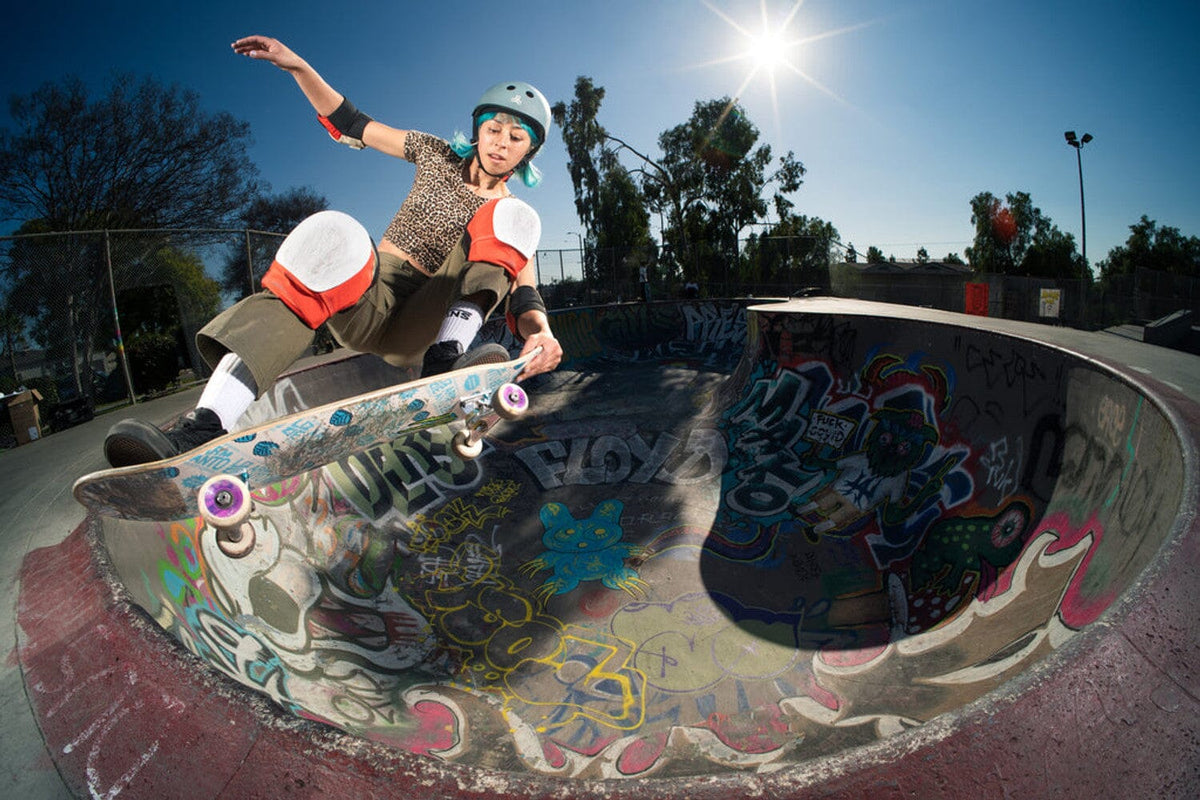 187 Killer Pads Six Pack Pad Set Lizzie Orange safety gear 187 Killer Pads 