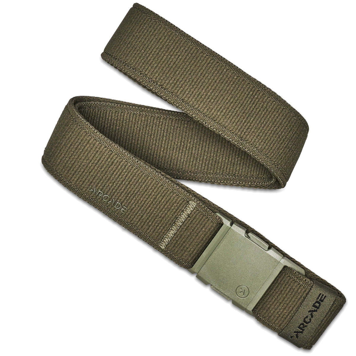 Arcade Atlas Stretch Belt Ivy Green Belts Arcade 
