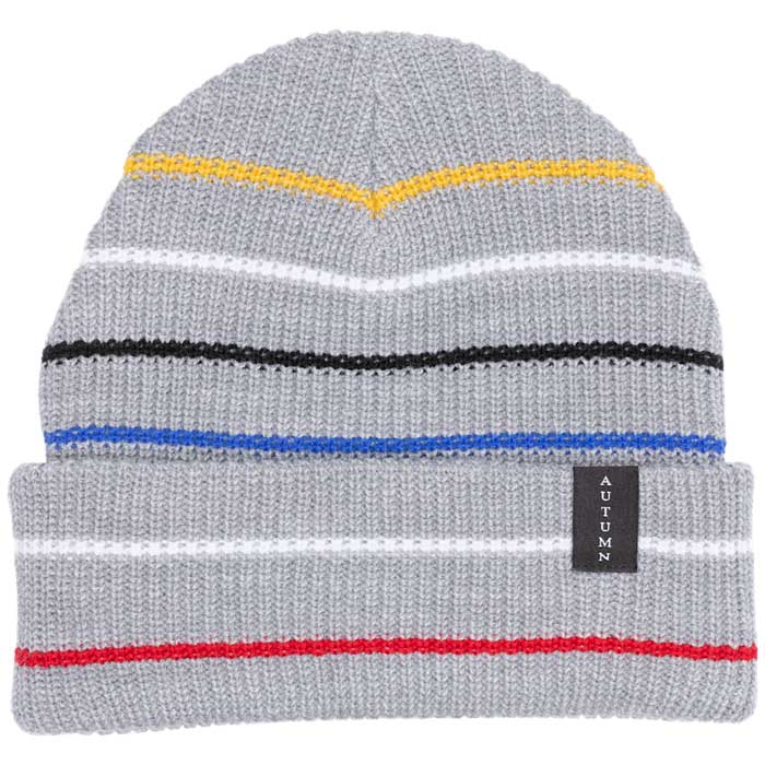 Autumn Select Multi Stripe Beanie Grey beanies Autumn 