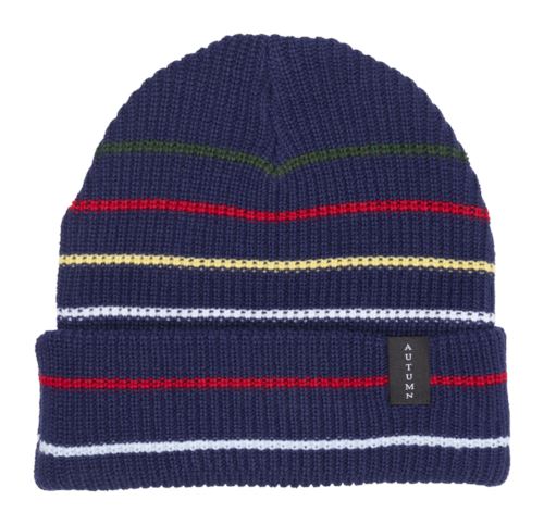 Autumn Select Multi Stripe Beanie Navy beanies Autumn 