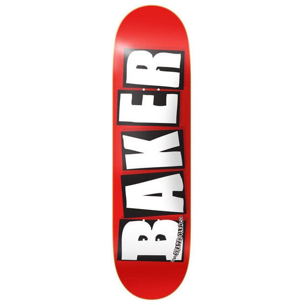 Baker Brand Logo White Deck 8.25 decks Baker 