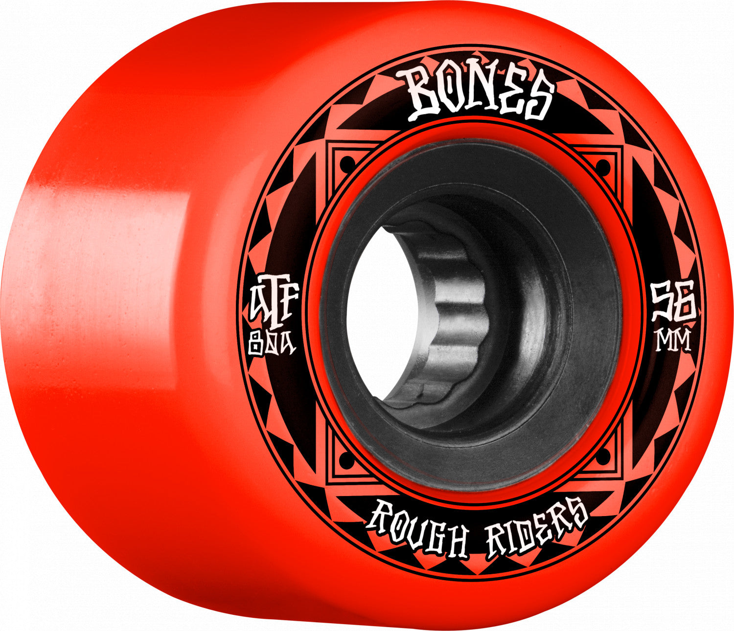Bones ATF Wheels Rough Rider Runners Wheels Red 80A 56MM wheels Bones 