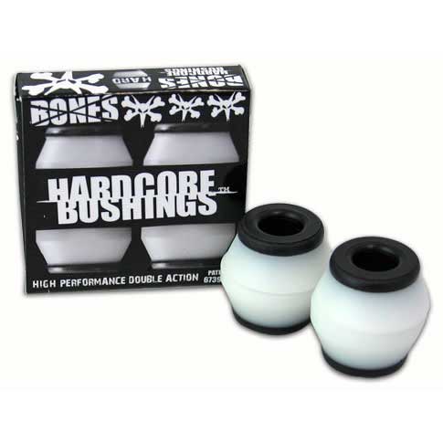 Bones Hardcore Bushings Set Black/White Hard Bones 