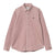 Carhartt WIP L/S Madison Cord Shirt Glassy Pink/Black shirts Carhartt WIP 