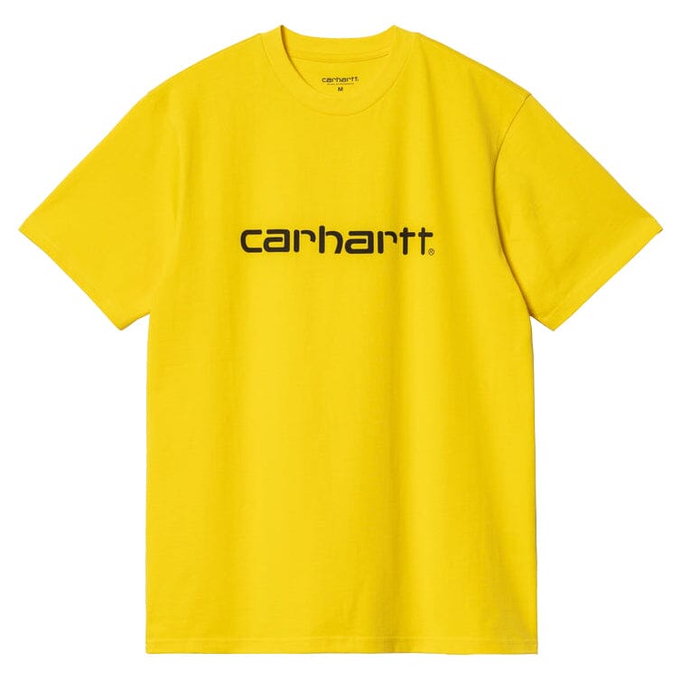 Carhartt WIP Script Tee Buttercup/Black tees Carhartt WIP 