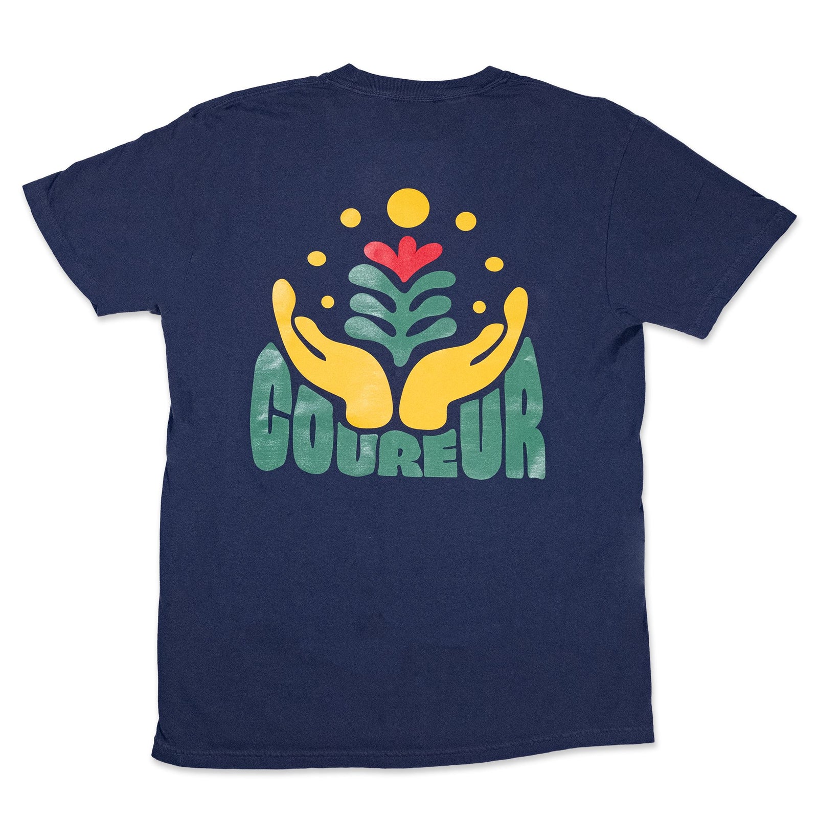 Coureur Chlorophyll Tee Navy tees Coureur Goods 