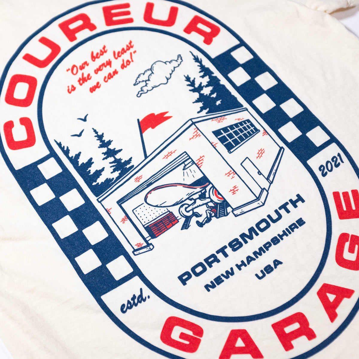 Coureur Goods Mechanic Tee Parchment tees Coureur Goods 