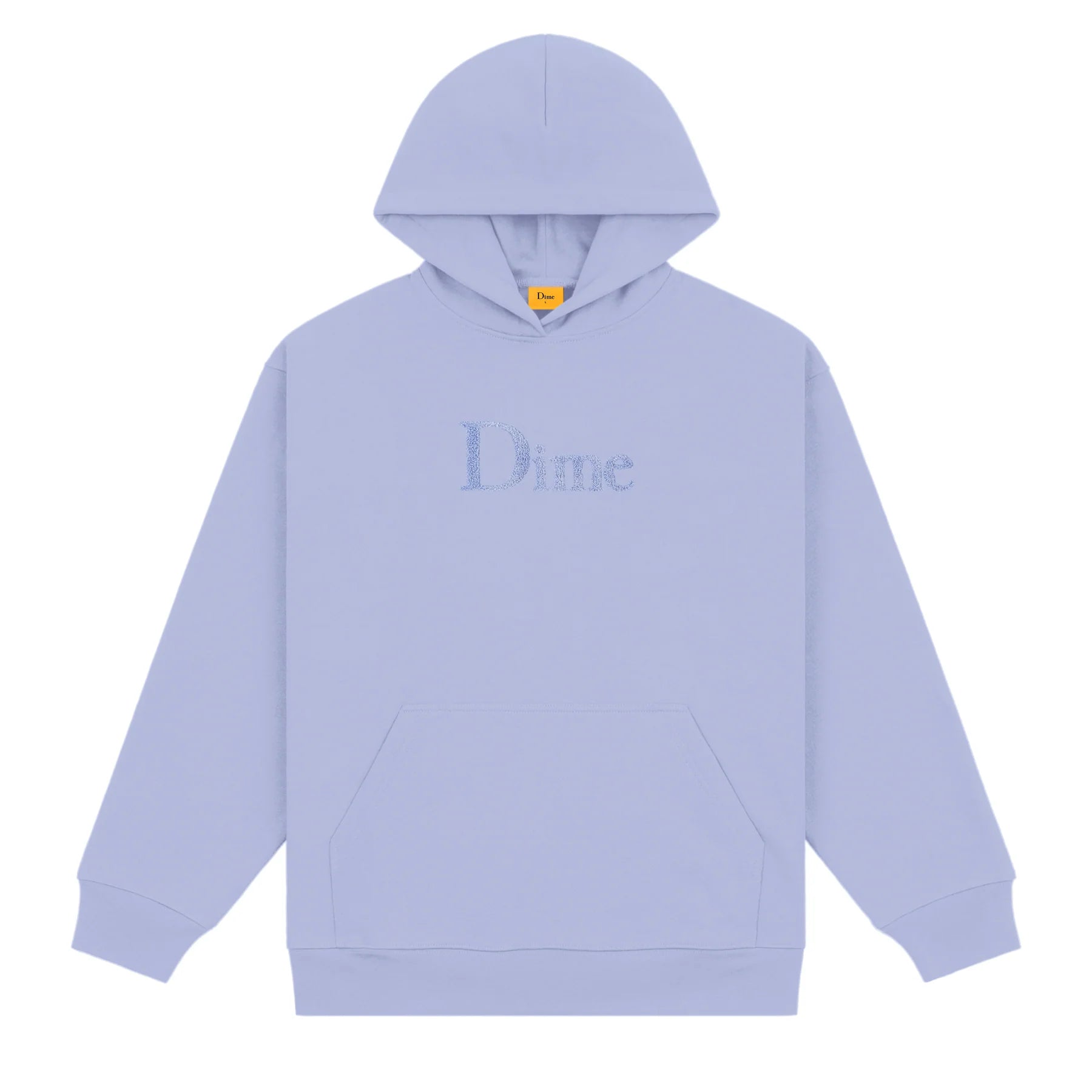 Dime Classic Chenille Logo Hoodie Light Indigo hoodies Dime 