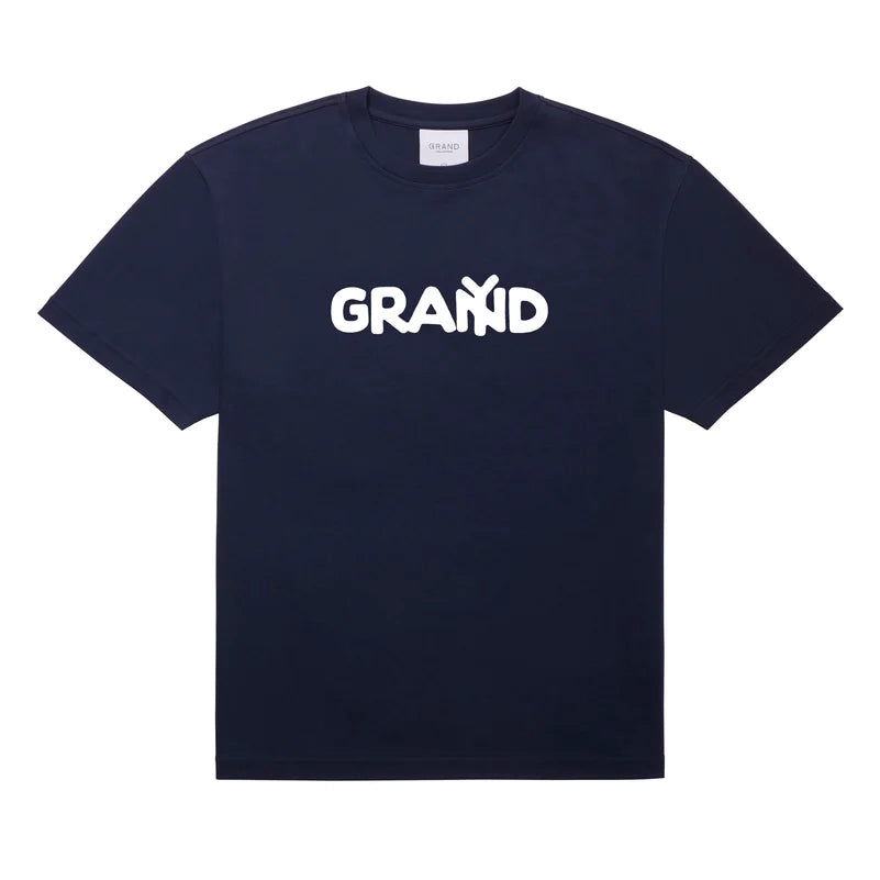 Grand Collection New York Tee Navy tees Grand Collection 