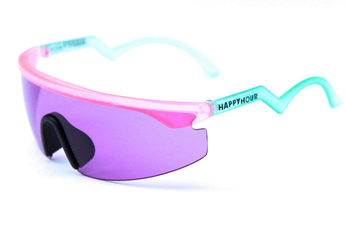 Happy Hour Accelerator Sunglasses Pink/Turquoise Sunglasses Happy Hour 