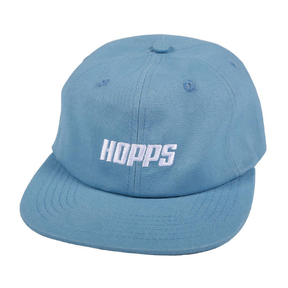 Hopps Big Hopps Six Panel Strapback Hat Baby Blue Hopps 