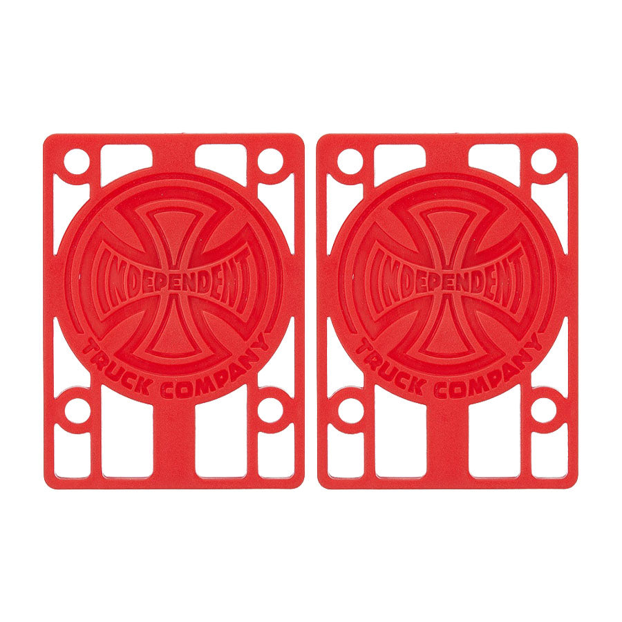 Independent Riser Set Red 1/8'' risers Independent 