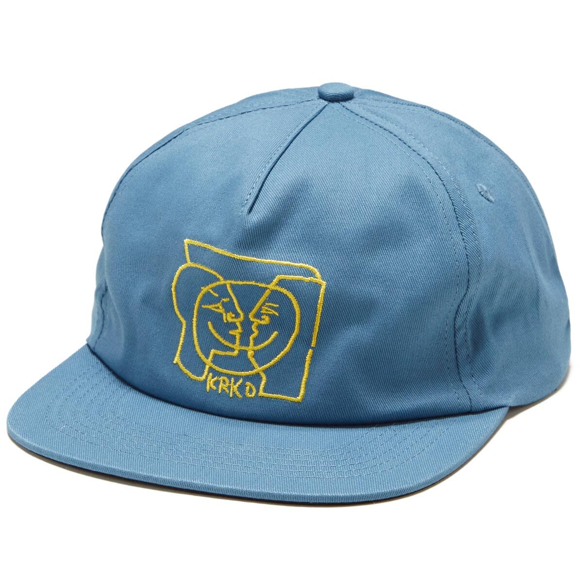 Krooked Moonsmile Snapback Hat Blue hats Krooked 