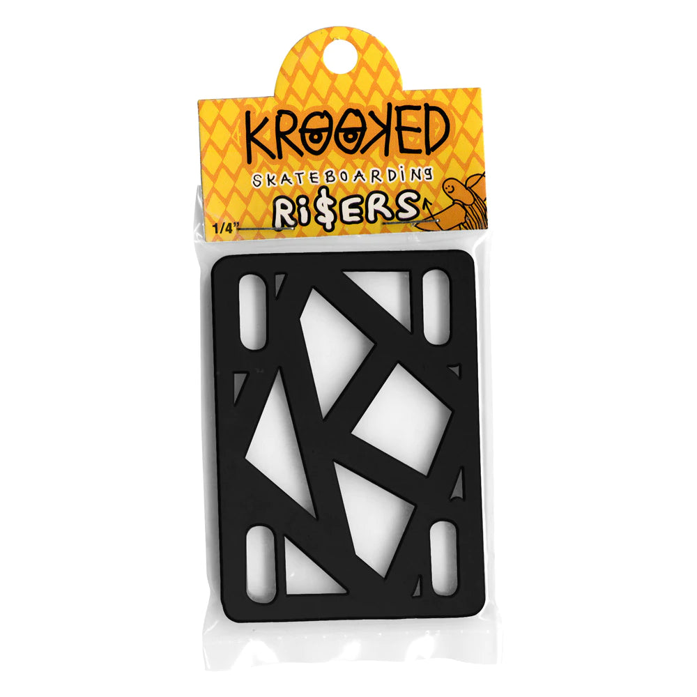 Krooked Riser Set 1/4" Black risers Krooked 
